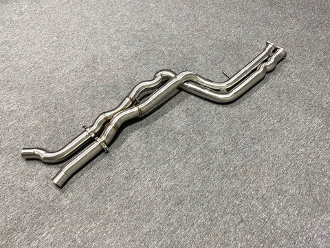 Upgrade BMW F87 M2 Competition S55 Mittelrohrauspuff gleicher Länge 