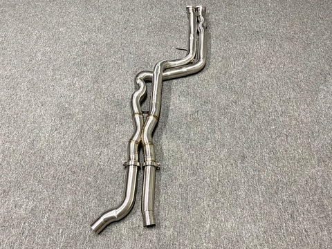 Upgrade BMW F87 M2 Competition S55 Mittelrohrauspuff gleicher Länge 