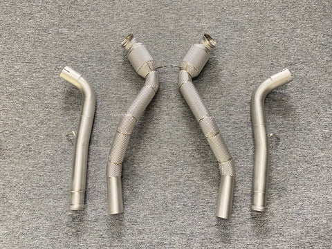Mercedes Benz W463A/W464 G63 AMG M177 Downpipes