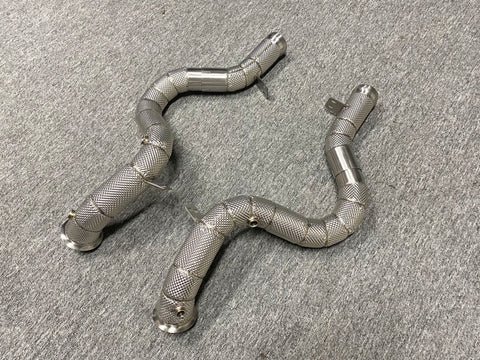 Mercedes Benz W222 S63 AMG M177 Downpipes