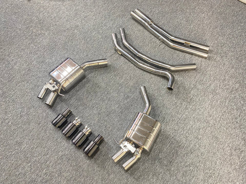 Mise à niveau du système d'échappement sport à soupapes Audi B9 S4/S5 