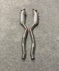 Ferrari 812 V12 performance downpipes with heat shield,304 stainless steel, TIG welded, high flow sports catted