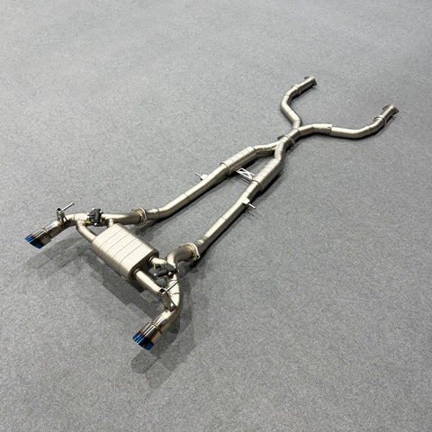 valved sport exhaust system for nissan 400z