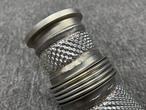 CNC Flange With TIG Weld Downpipe for BMW X5M/X6M S63 Engine 4.4T 