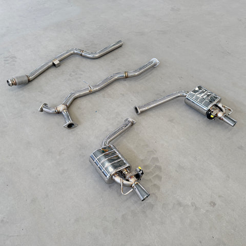 Valvetronic Catback Exhaust System for Mercedes Benz W205 C200/C250/C300