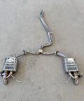 Valved exhaust system for vw arteon 2.0t