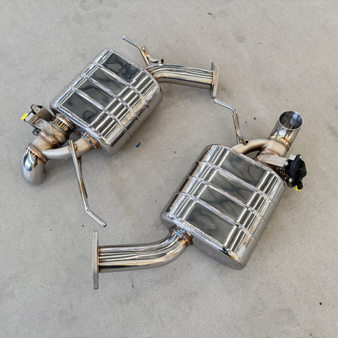 valved muffler for vw arteon