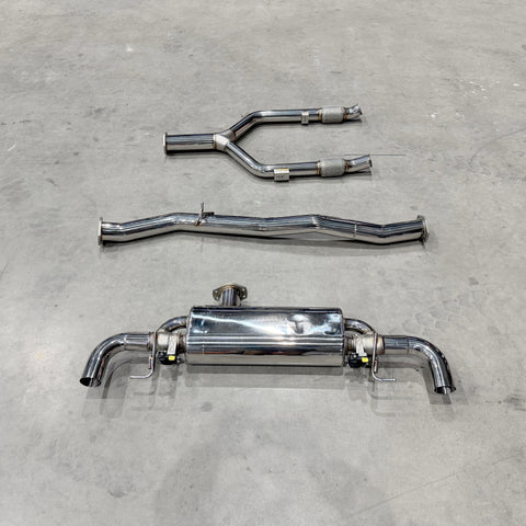 Valvetronic Catback Exhaust System for Mercedes Benz X253 GLC43 AMG