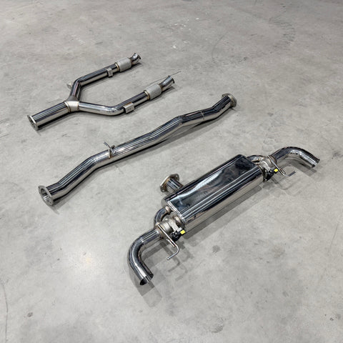 Valvetronic Catback Exhaust System for Mercedes Benz X253 GLC43 AMG
