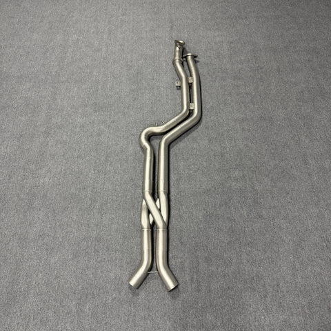 midpipe with z pipe design for bmw g80 m3 s58