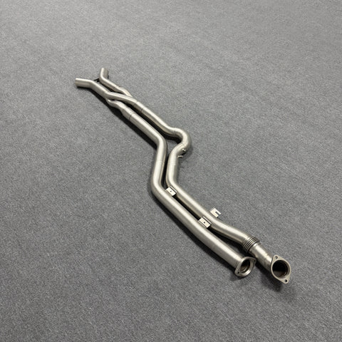 midpipe with z pipe design for bmw g87 m2 s58 3.0t