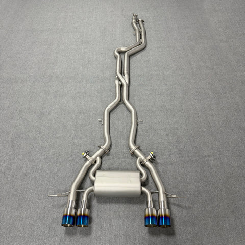 Valved Catback Exhaust with Z pipe Design for BMW G8X M2/M3/M4