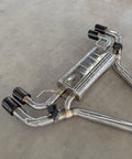 valved catback exhaust muffler for bmw g20 m340i