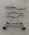 304stainless steel catback exhaust muffler for bmw g20 m340i b58 3.0t