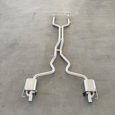 valvetronic catback exhaust for w204 c43 amg