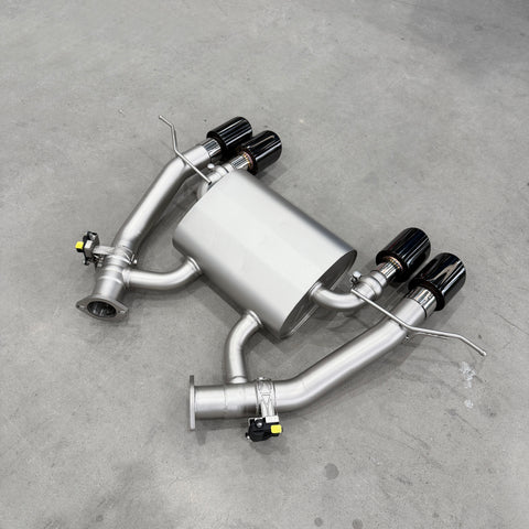 valved exhaust muffler for bmw g8x m2/m3/m4 s58