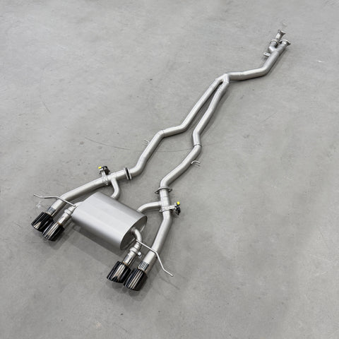 3.5inch signle midpipe exhaust for bmw g8x s58
