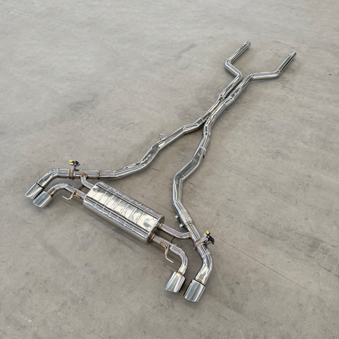 valved sport exhaust for bmw f96 x6m s63 4.4t