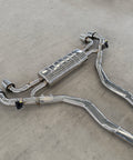 valved exhaust muffler for bmw f95 x5m s63 4.4t