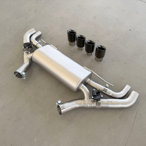 valved exhaust muffler for bmw g42