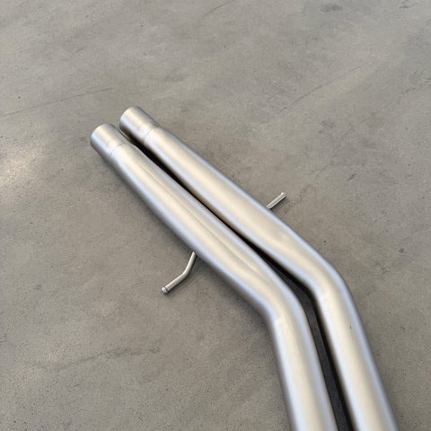 exhaust system with tig welded for audi sq8