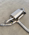 valved exhaust muffler for mercedes cla250 2.0t
