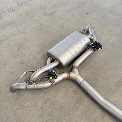 valved exhaust muffler for mercedes cla250 2.0t