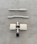 valved sport catback exhaust system for mini f66 jcw b48 2.0t