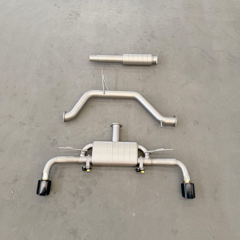 valbed sport catback exhaust for vw mk8 gti 2.0t