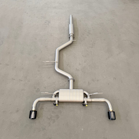 performance exhaust system for vw golf gti mk8 2.0t
