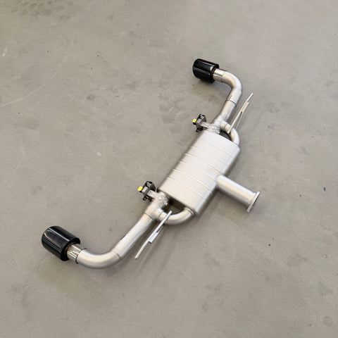 VW MK8 GTI valved exhaust muffler