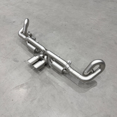valved sport exhaust system for porsche 991.1 gt3