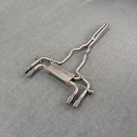 valved sport catback exhaust for Jaguar F-Type R 5.0L V8