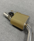 valved exhaust muffler for mercedes w213 e53 amg
