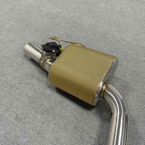 valved exhaust muffler for mercedes w213 e53 amg