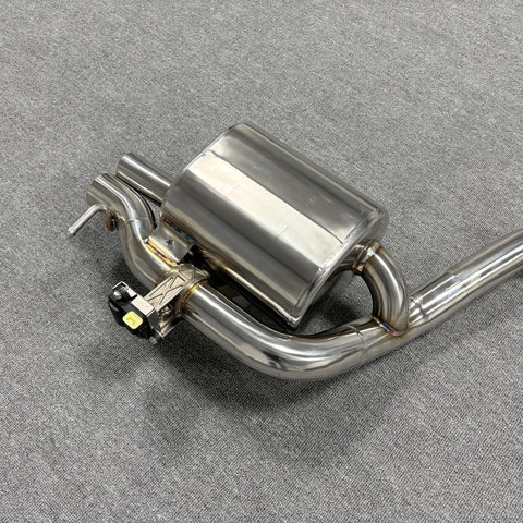 valved exhaust muffler for Mercedes A236/C236 CLE53 AMG