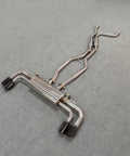 valved sport catback exhaust for porsche 958 cayenne 3.6L V6