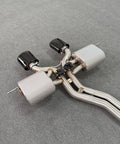 valved exhaust muffler for porsche cayenne turbo gt 4.0t v8