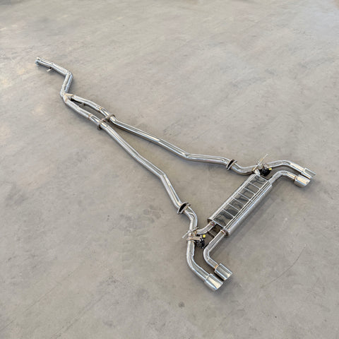 performance exhaust system for bmw g30 540i 
