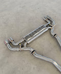 valved exhaust muffler for bmw g30 540i 