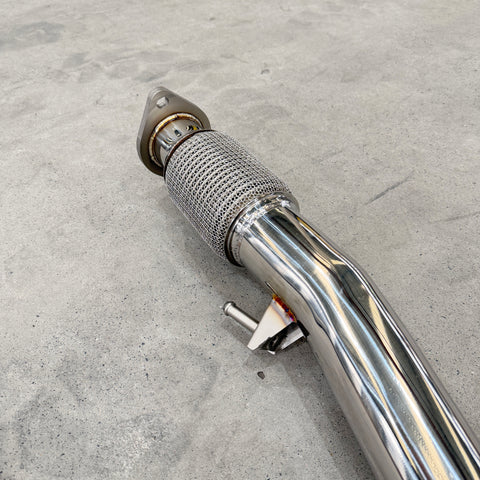 exhaust system with tig weld for mercedes a35 amg