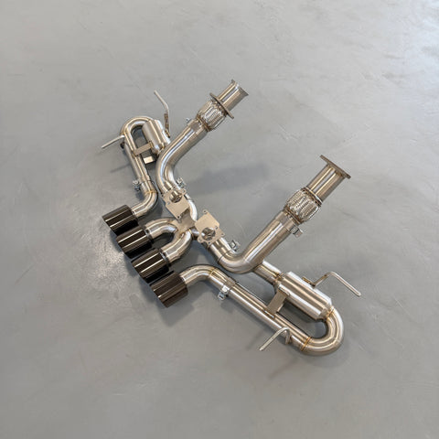 valved catback exhaust for Chevrolet C8 Corvette Z06