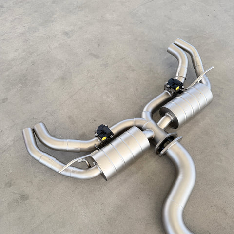 valved exhaust muffler for 8y rs3
