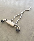 valved catback exhaust for bmw z4 m40i