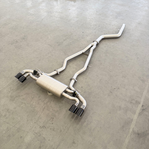 valved catback exhaust for bmw z4 m40i