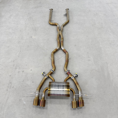 Titanium Catback Exhaust System for BMW G87 M2