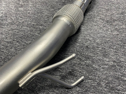racing downpipe for audi tts 8s 2.0t，tig weld，with heat shields