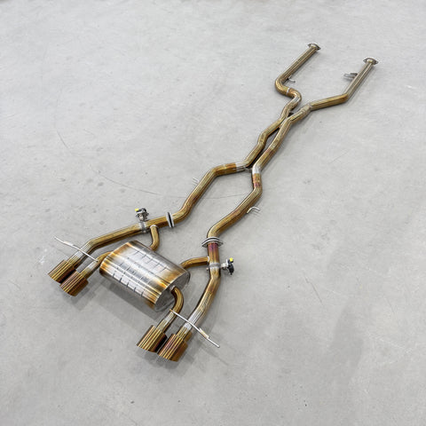 Titanium Catback Exhaust System for BMW G87 M2